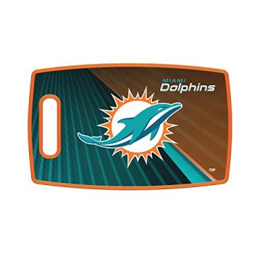 Imagem de The Sports Vault Tábua de corte grande NFL Miami Dolphins, 37 cm x 23 cm