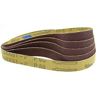 Imagem de 5 peças 520 * 20mm Correias de lixa abrasivas P40 - P800 para moedor de correia portátil,P120,520x20mm