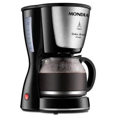 Imagem de Cafeteira Mondial Dolce Arome Inox C-32 preta 110V