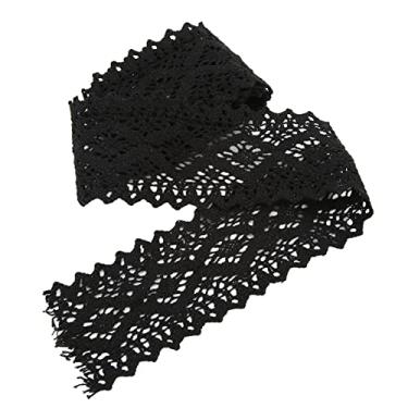 Imagem de Guarnição de renda, acabamento fino padrão claro durável reutilizável fita de renda requintada bonita para faça você mesmo cortina para decoração de roupas