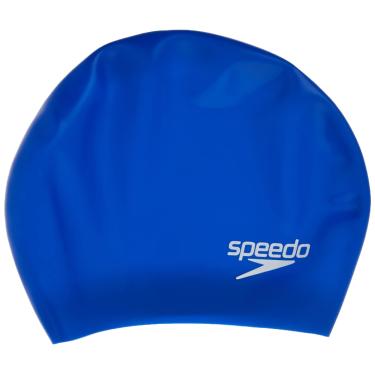 Imagem de Speedo Touca de natação unissex para adultos, cabelo longo de silicone