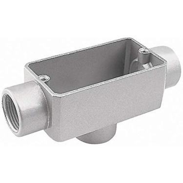 Imagem de Condulete fixo 3" tipo"TB" - com tampa/rosca BSP/sem pintura Tramontina