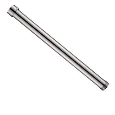 Imagem de 1pcs Chuveiro Faucet Extensão Rodada Tubo 12inch 30cm De Latão Sólido Cromado Banheiro Chuveiro Faucet Tubo Do chuveiro braço, b