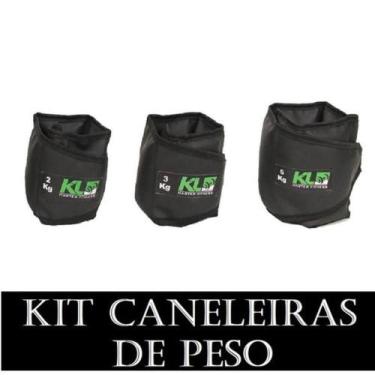 Imagem de Kit Caneleira Tornozeleira De Peso 2Kg 3Kg 5Kg - Kl Master Fitness