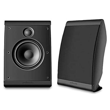 Imagem de Polk Audio Alto-falantes de parede e estante OWM3 | O alto-falante versátil de alto desempenho | Grades pintáveis (par, preto)