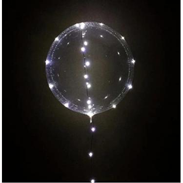 Imagem de Balão Bubble LED Cores (Transparente + LED Branco)
