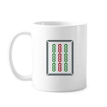 Imagem de Caneca Mahjong Bamboo Bar 9 Azulejos Padrão Cerâmica Café Porcelana Utensílios de Mesa