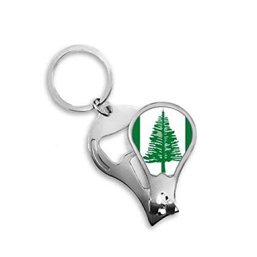 Imagem de Cortador de unhas Norfolk Island National Emblem abridor chaveiro tesoura
