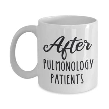 Imagem de SpreadPassion Caneca de café para pulmonologistas, ideia de presente para pneumologistas, presente para médicos, ideia de presente para pneumologistas, cesta de Natal de aniversário