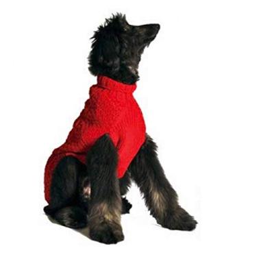 Imagem de Chilly Dog Suéter Red Cable Dog, Grande