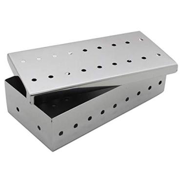 Imagem de Estojo Inox Medico Dentista 20x10x5 cm Autoclave Furado