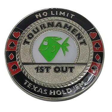 Imagem de 1º peso de pôquer divertido troféu pôquer