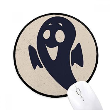 Imagem de Mouse pad de Halloween Emaciado Little Devil Tapete redondo para escritório para computador