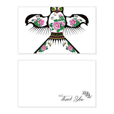 Imagem de Cultura chinesa tradicional padrão de pipa cartão de agradecimento aniversário aniversário saudações casamento agradecimento