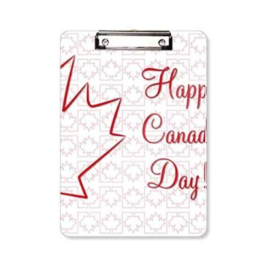 Imagem de Placa de suporte Happy Canada Day Maple Leaf desenho prancheta pasta, bloco de escrita A4
