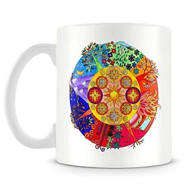 Imagem de Caneca Personalizada Mandala Roda da Medicina