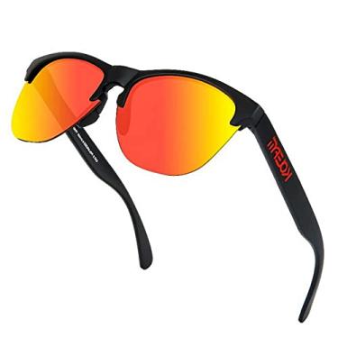 Imagem de Óculos de Sol Masculino KDEAM Design Semi-Aro Unissex com Proteção uv400 Polarizado (C1)