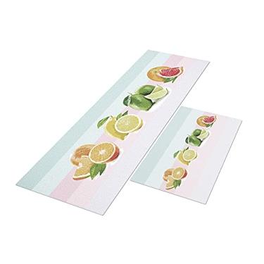 Imagem de Jogo de Cozinha Citrus Antiderrapante 40x120+40x60cm