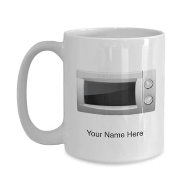Imagem de SpreadPassion Caneca personalizada para forno de micro-ondas, xícara de café para micro-ondas, ideia de presente para forno de micro-ondas - Caneca de café de 445 ml