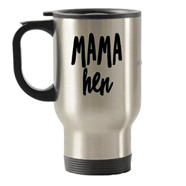 Imagem de Caneca Mamãe Hen – Copos isolados para viagem – Ótimo ou – Chá chocolate quente