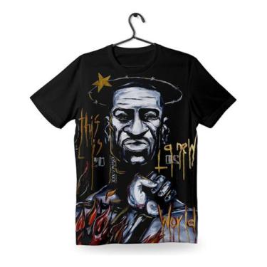 Imagem de Camiseta Camisa George Floyd Consciência Negra Black Lives - Estilo Vi