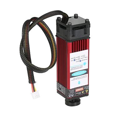Imagem de Chusui Módulo Laser 5.5W 450nm Cabeça Laser Gravação Comprimento Focal Ajustável Alta Precisão Gravação Plástico Couro Madeira Acrílico para Máquina de Gravação a Laser Máquina de Corte Router CNC QL