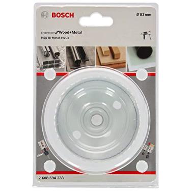 Imagem de Bosch Progressor Serra Copo para Madeira e Metal com Encaixe Rápido, Branco/Preto, 83 mm