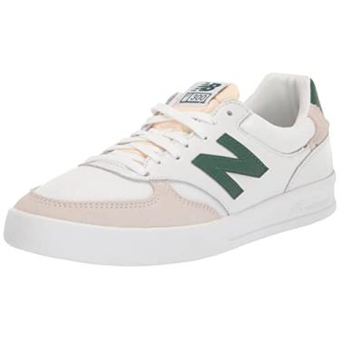 Imagem de New Balance Tênis masculino CT300 V3, Branco/Verde, 8.5