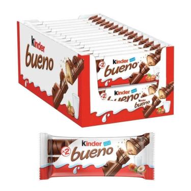 Imagem de Chocolate, Caixa Com 30 Pacotes De 43G Kinder Bueno