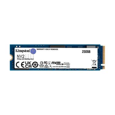 Imagem de SSD 250GB M.2 2280 NV2 NVME PCIE 4.0 Kingston SNV2S/250G - Preto