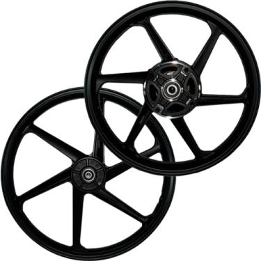 Imagem de Par de rodas de alumínio liga leve freio a disco NXR160 Bros ESDD XRE190 com rolamentos