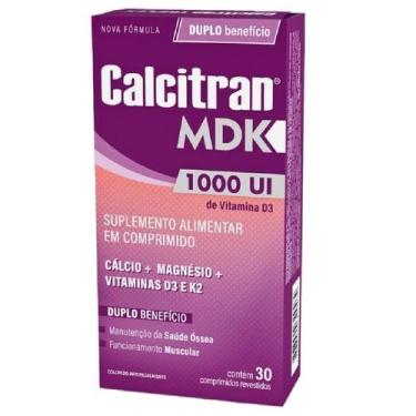 Imagem de Suplemento Calcitran Mdk: Cálcio, Magnésio, Vitamina D E K - Vidfarma