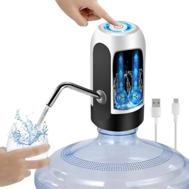 Imagem de Bomba Elétrica para Galão de Água, Bebedouro Bomba Elétrica Recarregável, Bivolt 110/220V, 5 a 20 Lts, Usb Bomba Galão Marca Myfound