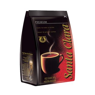 Imagem de Café Torrado e Moído Santa Clara Premium Pacote 500g