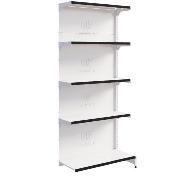 Imagem de Gôndola Fit 40 Parede 1 Continuação 2,02m Comercial Farmácia Loja - Amapá