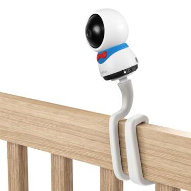 Imagem de HOLACA Suporte flexível para monitor de bebê para Hellobaby BOIFUN Baby 5S BOIFUN Baby 5s, BOIFUN Baby 6T, BOIFUN Baby 2S, BOIFUN VB805 com outro orifício rosqueado 1/4, suporte giratório