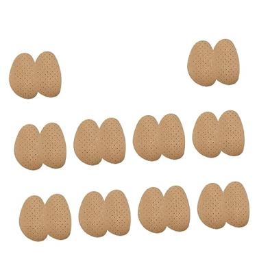 Imagem de 10 pares de almofada de sapato com sola dianteira Almofadas adesivas para pés Almofadas para pés Almofadas para antepé Palmilha de salto alto Almofada para sapatos Neuroma Almofadas para pés Inserções
