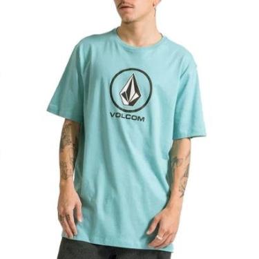Imagem de Camiseta Volcom Crisp Stone Azul-Masculino