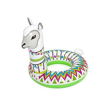 Imagem de Bestway Boia de piscina Alpaca, anel de borracha inflável para crianças e adultos, 1,13 m x 1,09 m