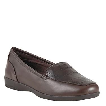 Imagem de Easy Spirit Sapatilha feminina Devitt Oxford, Crocodilo marrom, 8.5