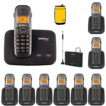 Imagem de Kit Aparelho Telefone Sem TS 5150 Bina 7 Ramal Entrada Chip