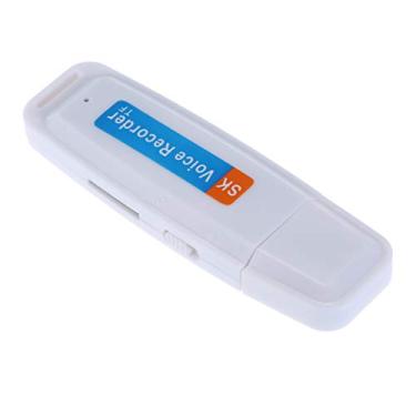 Imagem de Mini Gravador de Voz Usb Portátil Recarregável U-Disk Recorder Suporte de Armazenamento de Gravação de Um Botão 1-32G Cartão Tf Para Entre de Palestra de Reunião