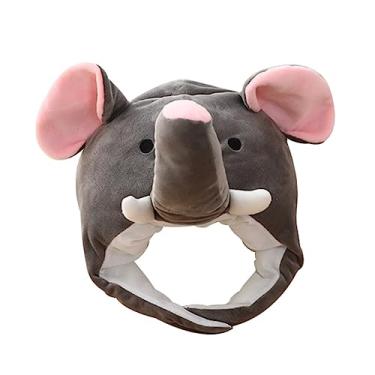 Imagem de 1pc elefante chapelaria chapéu de pelúcia chapéus crianças inverno recheado para chapéu brinquedos para bebês chapéus para desenhos animados de pelúcia e algodão pp foto/124
