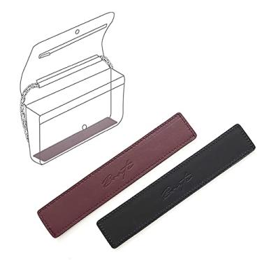 Imagem de Modelador de base para bolsas WOC tipo carteira com corrente, feito com couro italiano, Vinho, Clássico