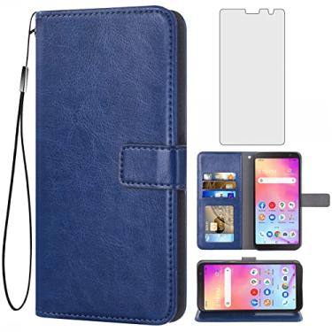 Imagem de Compatível com Alcatel TCL A3 A509DL / A30 Capa carteira de vidro temperado protetor de tela suporte de cartão acessórios de celular capa de telefone para TCLA3 TLC A 3 3A 509DL 30A 5102 5,5 polegadas