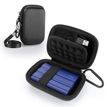 Imagem de Yinke Capa para Samsung T7 Shield/ T9 / T7/ T7 Touch Portátil Unidade de Estado Sólido USB, Capa Rígida de Viagem Capa Protetora Bolsa de Armazenamento