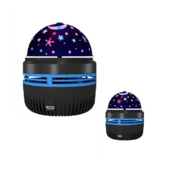 Imagem de YOUR HOUSE Luminária Projetor Estrelas Lua Coloridas USB Teto Quarto
