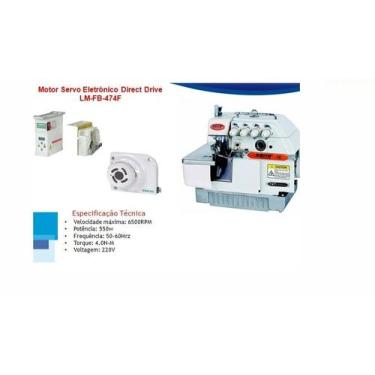 Imagem de Motor Eletrônico para Over e Inter  550w modelo SIRUBA - Lanmax, 110V