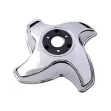 Imagem de 1 Calota 4 Pontas Aro 16 17,5 Metal Caminhao Rodoar - TOP-AR