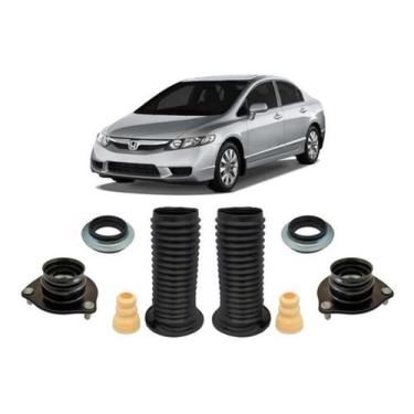 Imagem de Kit Batente Amortecedor Dianteiro Honda New Civic 06 / ... - Qualykits